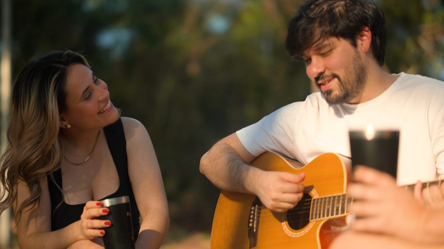 Guitarra al atardecer